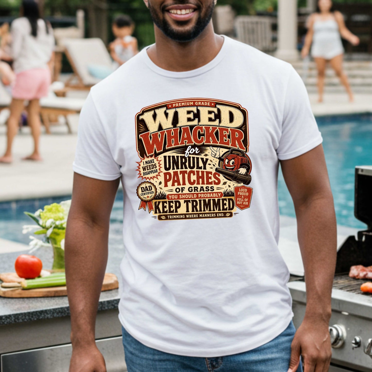 weed whacker for unruly patches of grass. T-Shirt