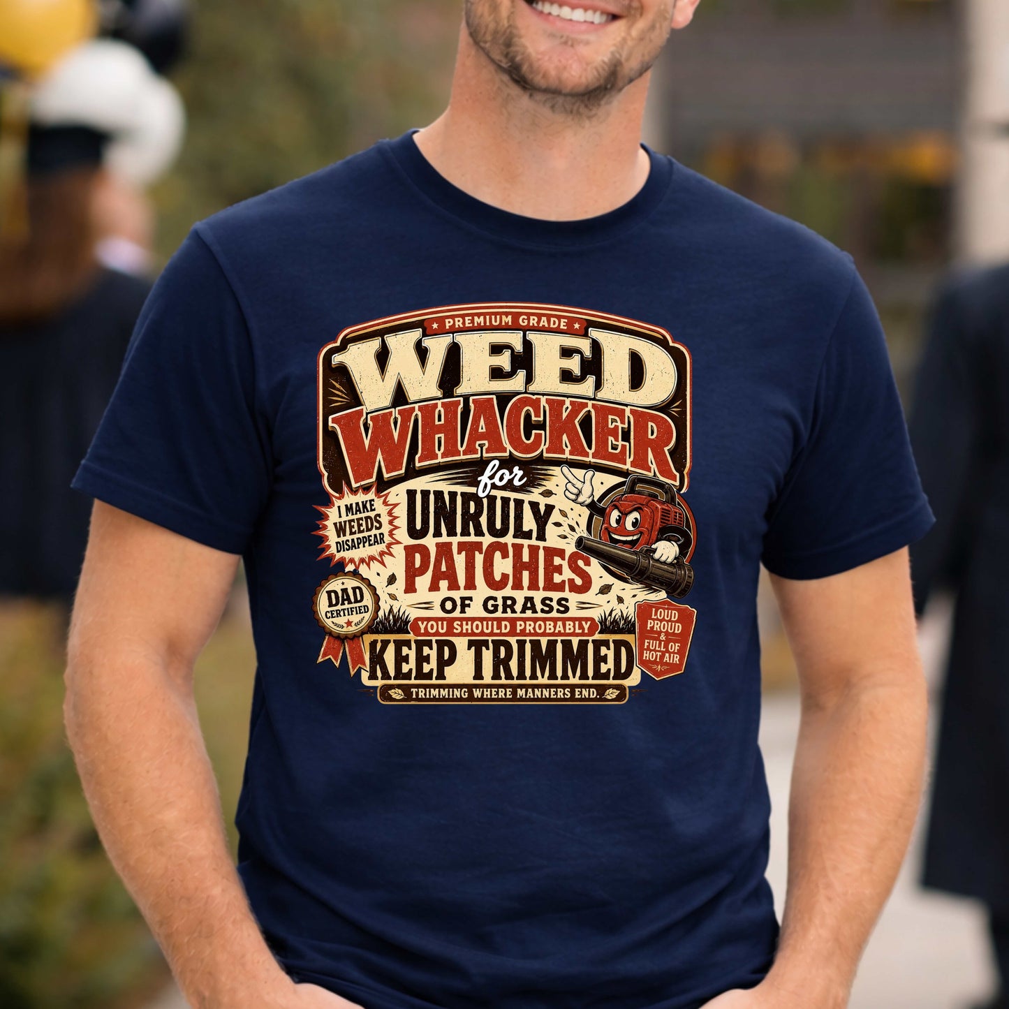 weed whacker for unruly patches of grass. T-Shirt
