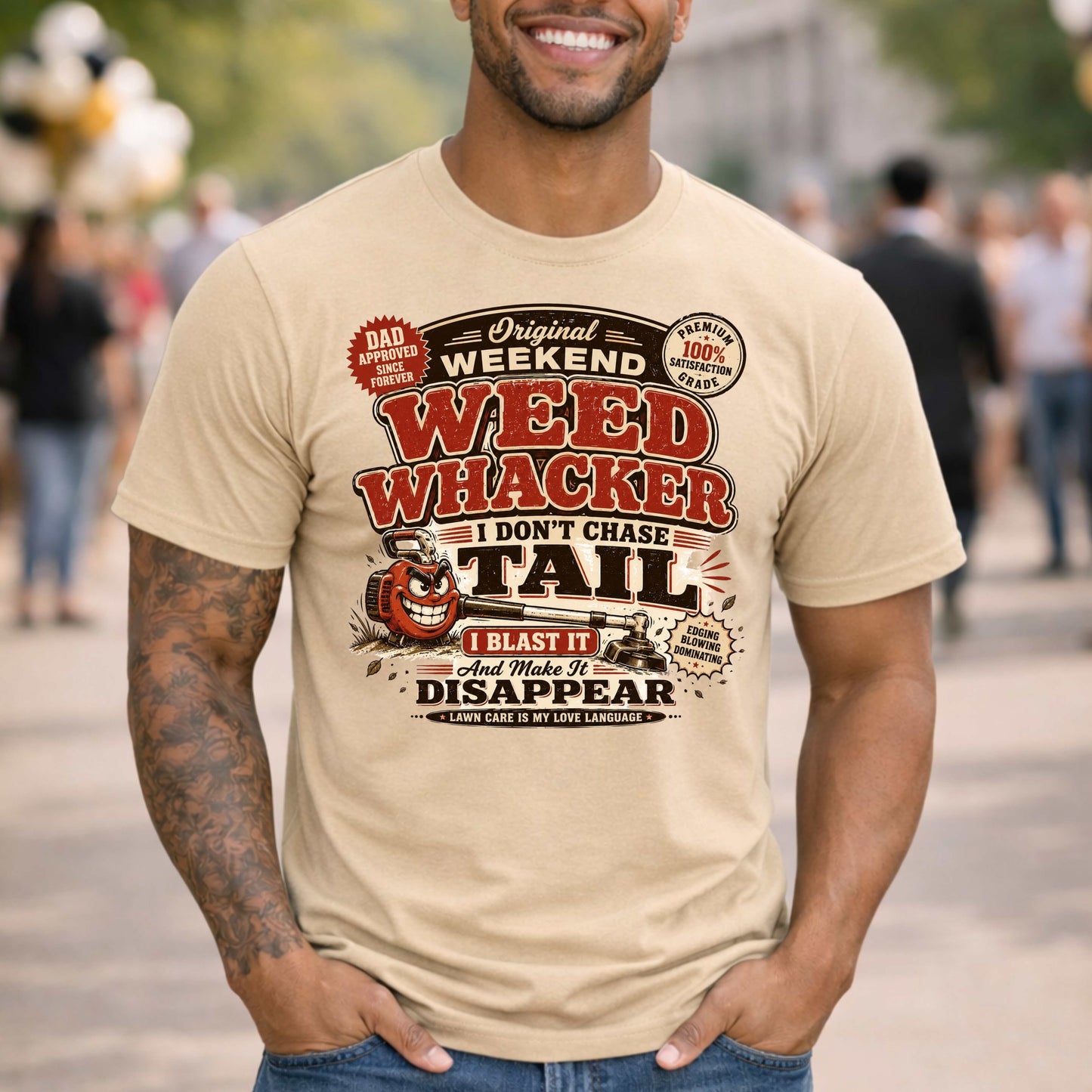 ORIGINAL WEENEND WEED WHACKER, I DON'T CHASE TAIL I BLAST IT. T-Shirt